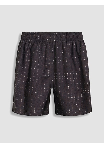 Lcw Swımwear Kahverengi Kısa Boy Desenli Erkek Deniz Şortu