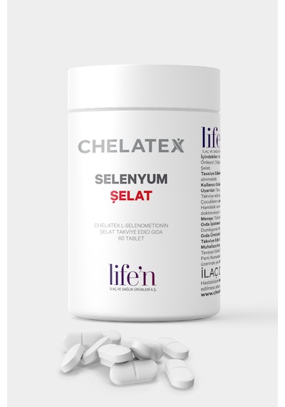 Chelatex Selenyum İçeren Şelat 60 Bitkisel Tablet