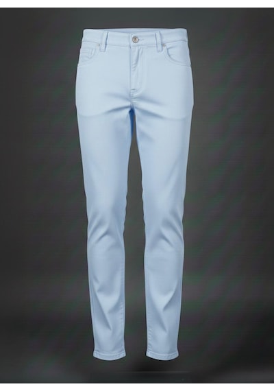 Dıgıl Kids Çocuk Pantalon Keten Likralı Unisex Açık Mavi