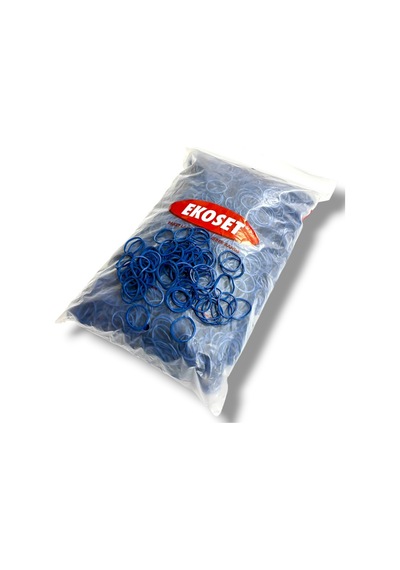 Küçük Paket Lastiği Mavi 40mm 5 Kg