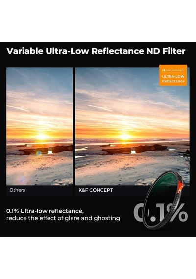 K&f Concept 55mm Nano-x Nd2-32 1-5 Stop True Color Ultra Değişken Filtre
