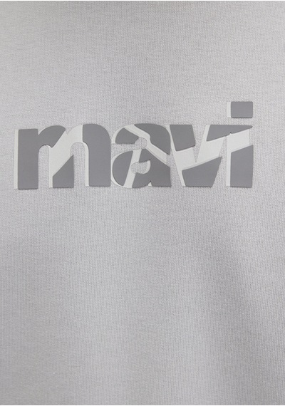 Mavi - Mavi Baskılı Gri Sweatshirt 0s10402-70075 Gri