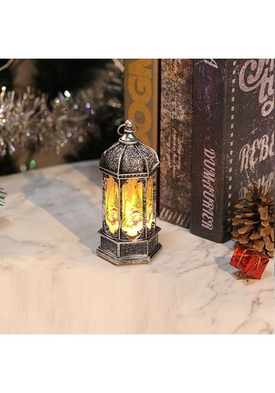 Yılbaşı Feneri Dekor Masa Lambası Gün Işığı Pilli Led Işık Noel Baba Geyik Kardan Adam Yılbaşı Hediyeleri