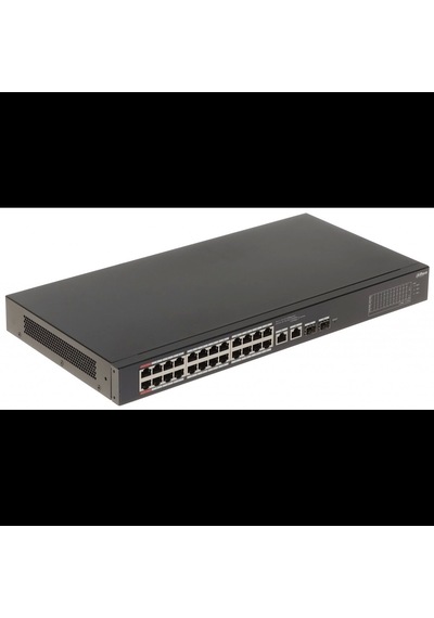 Dahua Cs4226-24et-375, 24port, Megabit, Poe 375w, 2 Port Gigabit Lan, 2 Port Sfp Gigabit Combo, Clou Dahua Cs4226-24et-375, 24port, Megabit, Poe 375w, 2 Port Gigabit Lan, 2 Port Sfp Gigabit Combo, Clou