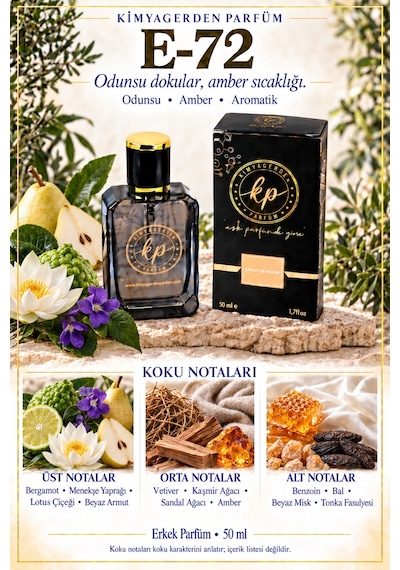 KP E-72 Erkek Parfüm EDP 50 ML