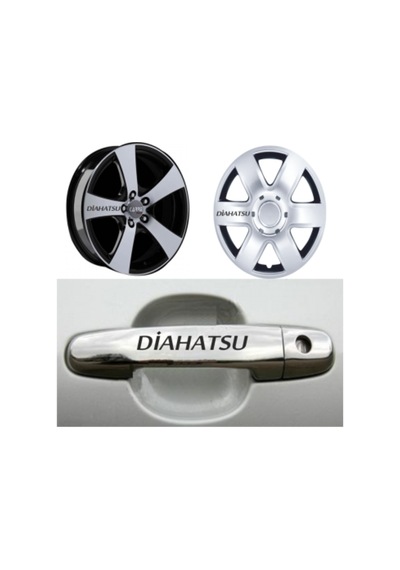 Diahatsu Kapı Jant Sticker Yapıştırma 8Adet