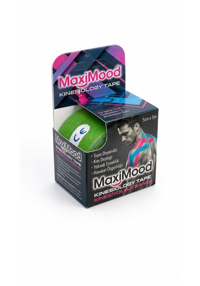 Maximood Kinesiyoloji Bandı 5cm X 5m - Yeşil