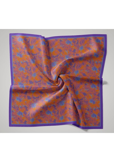 Silk Home Velora Eşarp 161001-33 Mor, Mavi, Turuncu