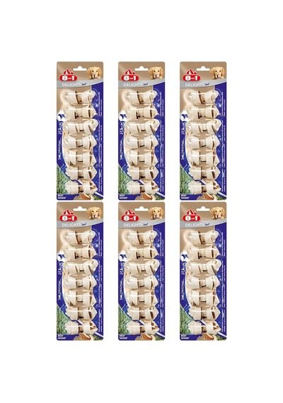 Tr Delights Beef Köpek Kemiği, Biftekli Ağız Bakım, 7'li Paket X 6 Adet