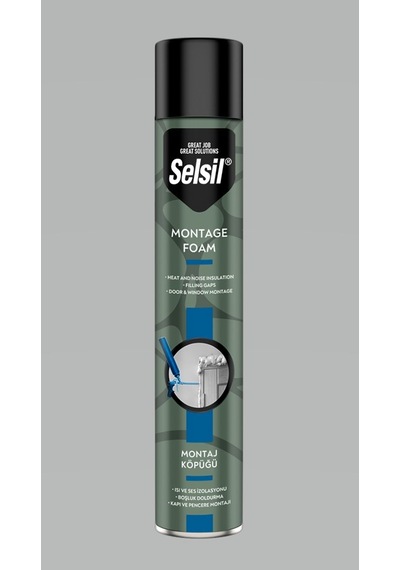 İnşaat Dolgu Köpüğü 750 Ml 600 Gr Selsil