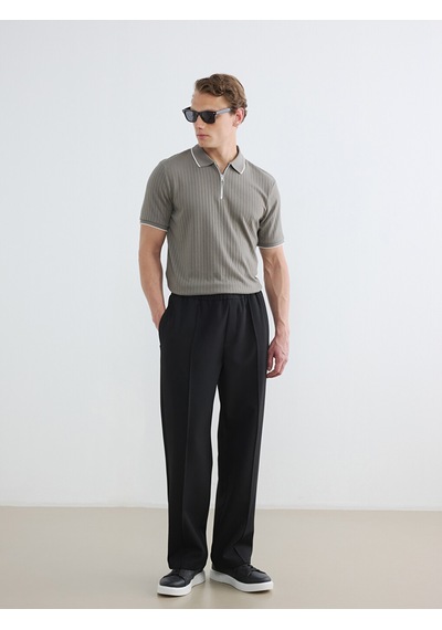 Lcw Vision Siyah Regular Fit Erkek Kumaş Pantolon
