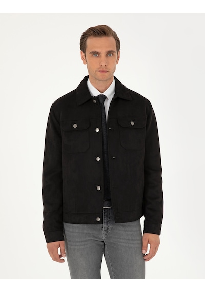 Pierre Cardin Erkek Siyah Deri Mont-kaban 50300520-001 Siyah