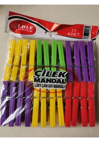24 Plastik Çilek Mandal Royaleks-l003 Diğer