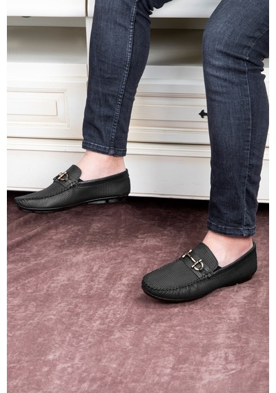 Verde Hakiki Deri Erkek Günlük Ayakkabı, Rok Loafer Ayakkabı