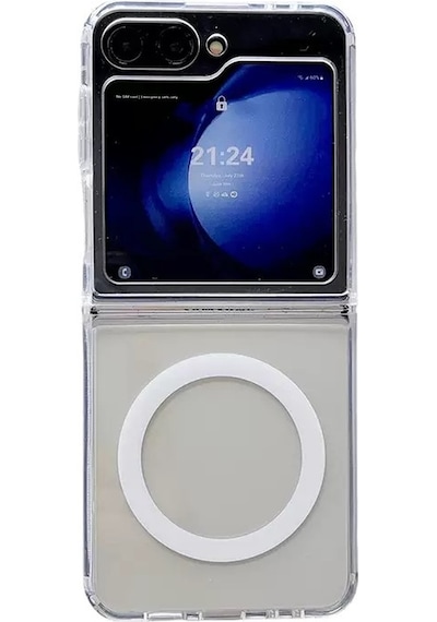 Samsung Galaxy Uyumlu Z Flip 7 Kılıf M-safe Şarj Özellikli Şeffaf Sert Pc Mkst Embos Kapak - Şeffaf Şeffaf Samsung Galaxy Uyumlu Z Flip 7 Kılıf M-safe Şarj Özellikli Şeffaf Sert Pc Mkst Embos Kapak - Şeffaf Şeffaf