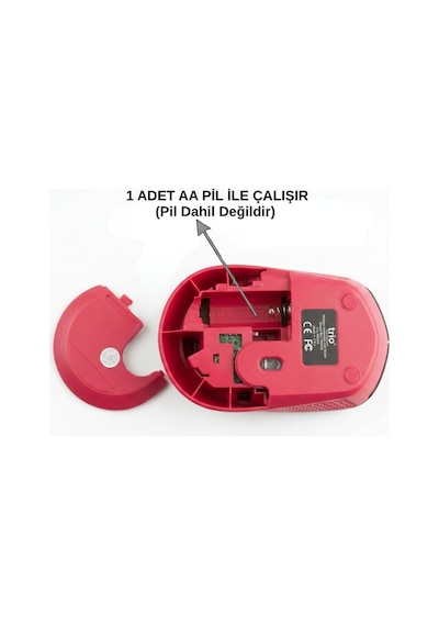 Trio Trk300 Kablosuz Klavye Mouse Set 2.4ghz Sessiz Tuş Türkçe Q Optik