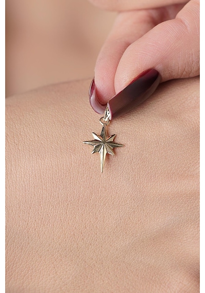 Fiyonk Kuyumculuk 14 Ayar Altın Mini Kuzey Yıldızı Kolye Ucu 001