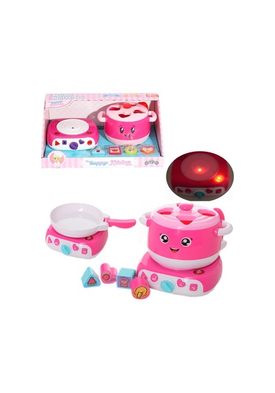 Sıla Bebek İle Pilli Işıklı Ve Sesli 8 Parça Sevimli Mutfak Seti- Pembe 83447896