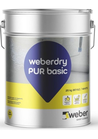 Weber Dry Pur Basic Beyaz Poliüretan Su Yalıtımı 25 Kg