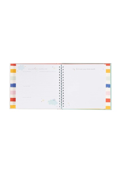 C.r. Gibson Rainbow "a Book Of Baby's Firsts" Baby First Year Memory Book With Ink Pad, 36 Sayfa, 9,5'' X 9'' Çok Renkli C.r. Gibson Rainbow "a Book Of Baby's Firsts" Baby First Year Memory Book With Ink Pad, 36 Sayfa, 9,5'' X 9'' Çok Renkli
