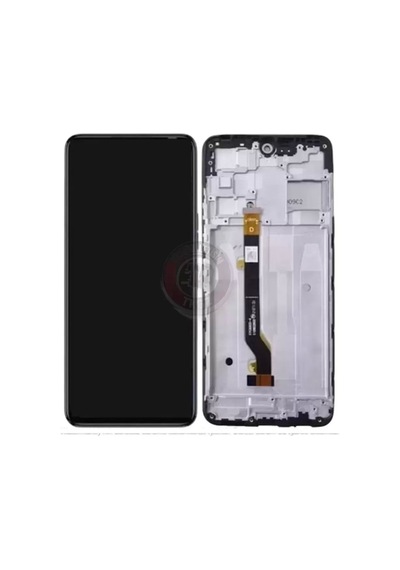 Tkgz - İnfinix Hot 30 Uyumlu Lcd Ekran Dokunmatik Wandey Servis Lcd Full Çıtalı