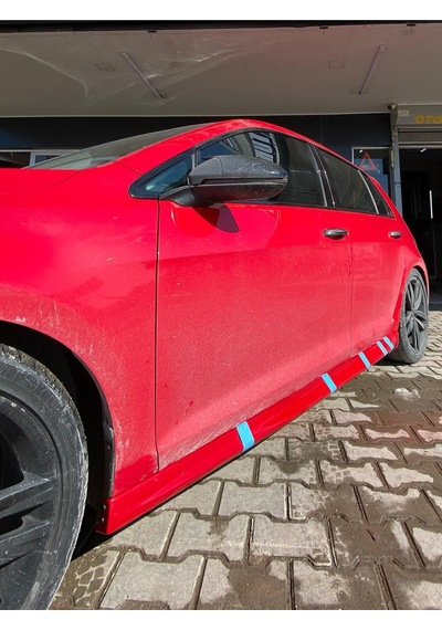 Volkswagen Golf 7 2012-2019 Boyasız Plastik Aero Marşpiyel