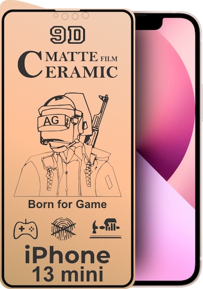 Apple Uyumlu   iPhone 13 Mini Ekran Koruyucu Mat Seramik Nano Ekran Koruyucu