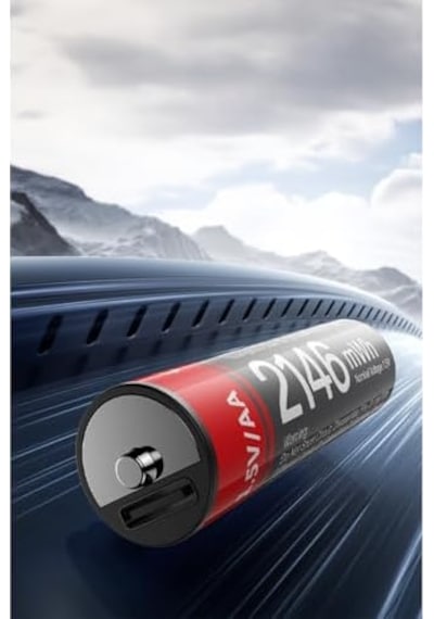 Yp88 4 Adet Şarj Edilebilir Yüksek Verimli 1430 Mah 1.5v Aa Pil - Siyah