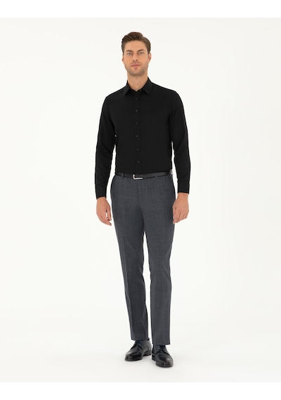 Pierre Cardin Erkek Siyah Gömlek Desenli 50298071-vr046 Siyah