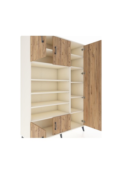 Hyperion Dolap 11 Raflı 5 Kapaklı 132x44x195 Aytaşı-çam/aytaşı Aytaşı Hyperion Dolap 11 Raflı 5 Kapaklı 132x44x195 Aytaşı-çam/aytaşı Aytaşı