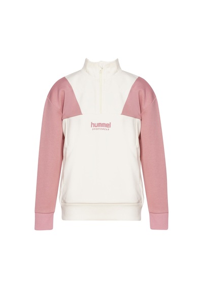 Hummel Kız Çocuk Fermuarlı Sweatshırt BEYAZ