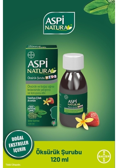 Aspi Natura Kids Çocuklar İçin Şurubu 120 Ml