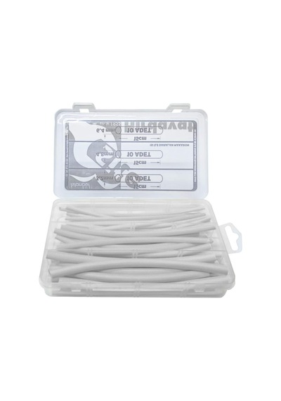 Beyaz Renkli Isı İle Daralan Makaron Woer - 30 Parça 3.2-4.8-6.4mm