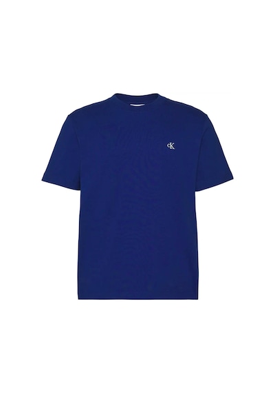 Calvin Klein Ss Easy Monogram Tee Erkek Lacivert T-shirt-12881 Lacivert
