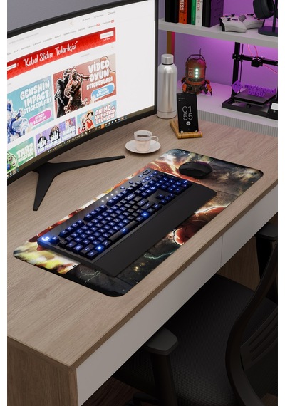Attack On Titan Anime V5 - 70x30 Xl Gaming Kauçuk Kaymaz Taban Mouse Pad Fare Altlığı