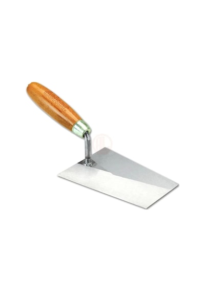 Dekor Hassan Duvarcı Malası Ahşap Saplı Yay Çeliği 14 Cm