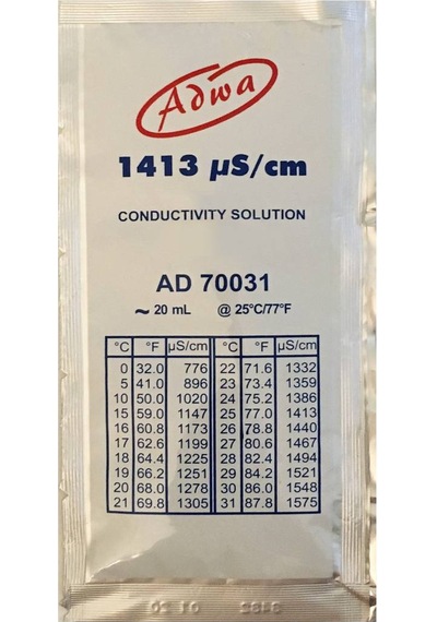 Adwa Tds Kalibrasyon Çözeltisi Ec 1.413 Ms/Cm 20ml