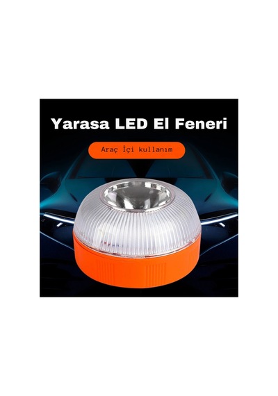 Araba Acil Durum İkaz Lambası Araç Uyarı Lambası Su Geçirmez Araba Feneri Güvenlik Aksesuar Lambası
