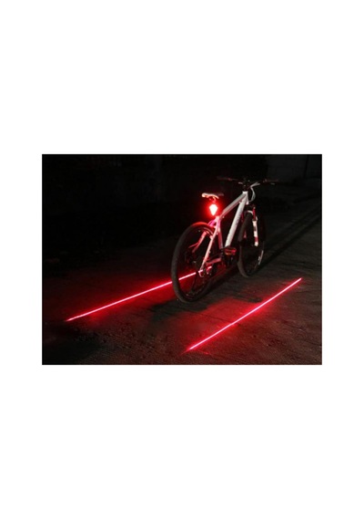 3 Fonksiyon Lazer Şeritli 7 Fonksiyon 5 Ledli Stop Bisiklet Lamba Karışık - 168230776 Karışık