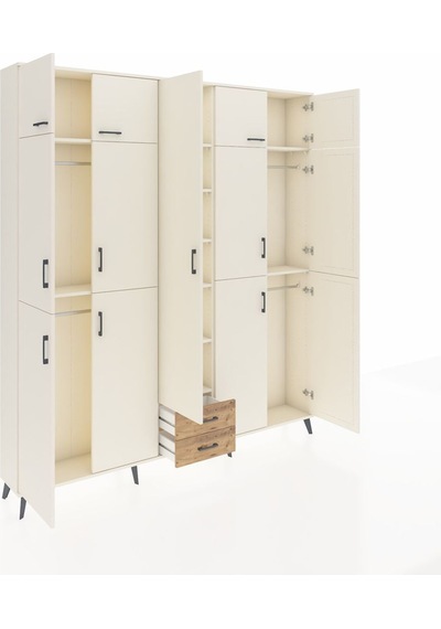 Arges Dolap 10 Raflı 2 Çekmeceli 4 Askılı 220x30x243 Aytaşı-aytaşı/çam Aytası/atlas Çam Arges Dolap 10 Raflı 2 Çekmeceli 4 Askılı 220x30x243 Aytaşı-aytaşı/çam Aytası/atlas Çam