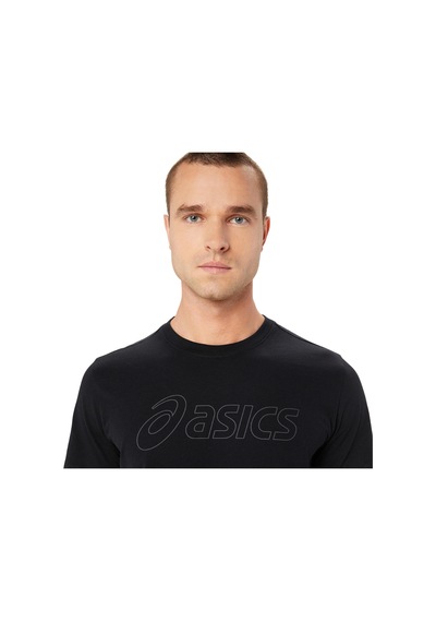 Asics ASICS LOGO SS TEE Siyah Erkek T-Shirt 2031E188-002 Siyah