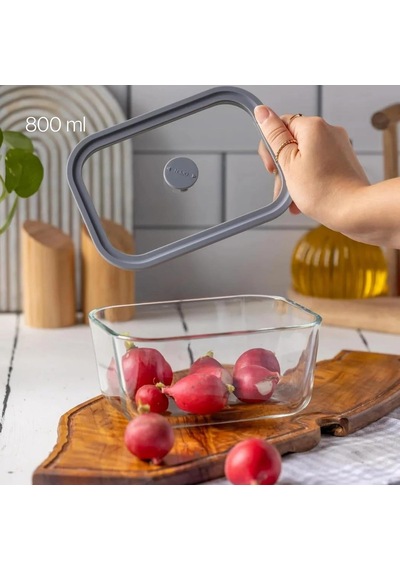 Borosilikat Cam Saklama Kabı Seti, 4 Parça, Vakumlu Silikon Kapaklı, Gıda Saklama Kutuları, 470ml-2600ml Kapasiteli, Şeffaf Ve Gri Çok Renkli Borosilikat Cam Saklama Kabı Seti, 4 Parça, Vakumlu Silikon Kapaklı, Gıda Saklama Kutuları, 470ml-2600ml Kapasiteli, Şeffaf Ve Gri Çok Renkli