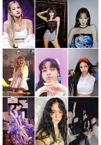 Black Pink 36 No -kpop- 9 Lu Fotokart Seti