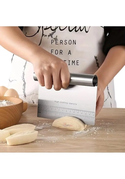 Paslanmaz Çelik Hamur Kesme Aparatı, Kazıyıcı Spatula, Pasta Ve Kek Şekillendirici Diğer