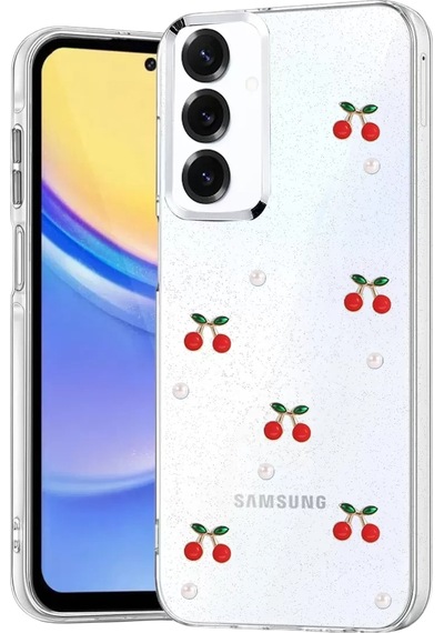 Mey İthalat Samsung Uyumlu Galaxy A14 4g Fiyonk Desenli Kapak - Desen 9 Şeffaf