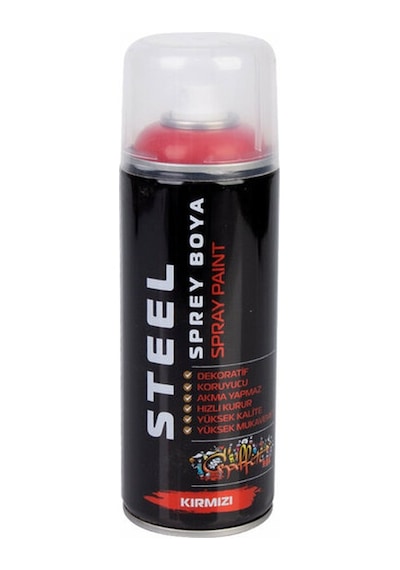 Steel Sprey Boya 400 ML Kırmızı St-0529 0529 4794