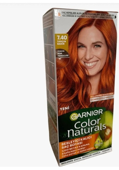 Color Naturals Saç Boyası 7.40 Tarçın Bakırı Yeni Ambalaj