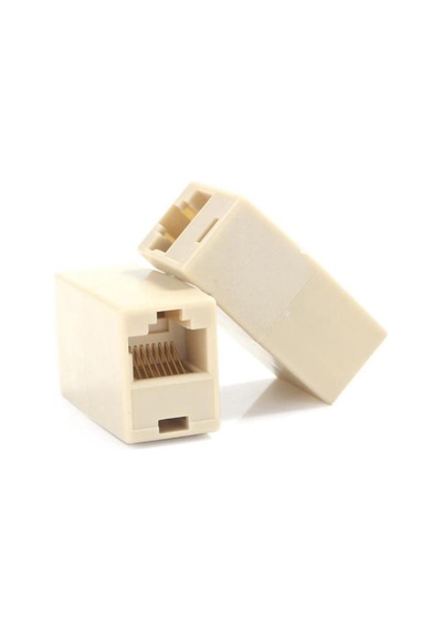 Rj45 Cat5/Cat6 Ağ Kablosu Birleştirici Uzatma Ara Aparatı - 2 Ad.