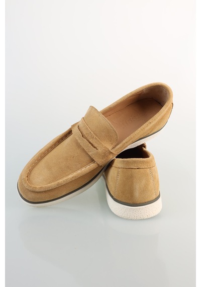Bisse Erkek Süet Loafer Camel Ayakkabı Ayk25y25004 D70