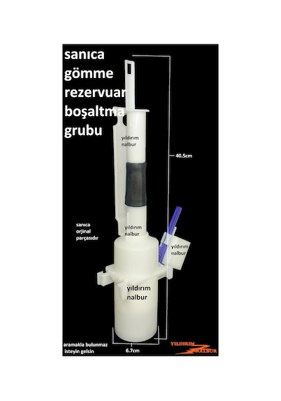 Sanica Gömme Rezervuar Boşaltma Gurubu Sanıca Rezervuar Kapama Gö Beyaz